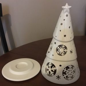 Party Lite Christmas tree votive holder